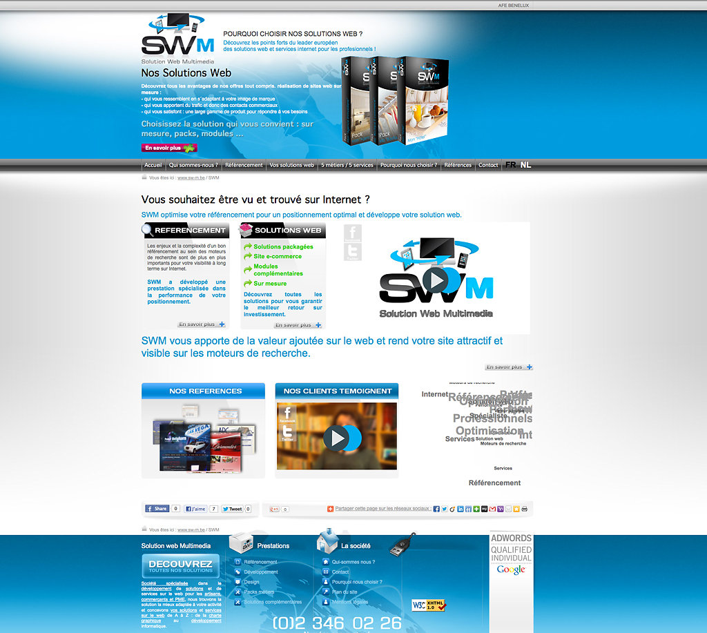 Site Internet sw-m.be