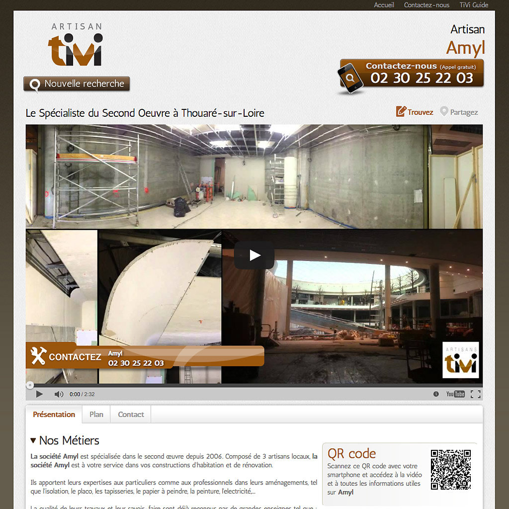 Portail Internet artisans-tivi.com
